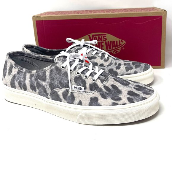 Vans Authentic Leopard Casual Low Top Shoes Women's Size Suede VN0A5HZS9FS Desc - Picture 8 of 11